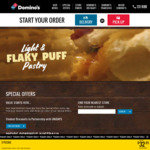 $0.01 off Any Order @ Domino's
