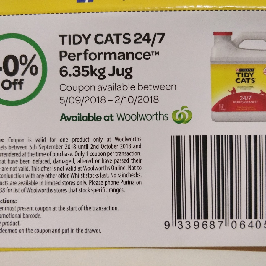 woolworths tidy cats