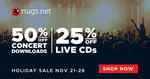 50% off lots of concerts from nugs.net. Dead & Company, Bruce Springsteen, Pearl Jam and more (from US$ 4.98 MP3)
