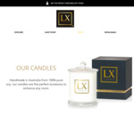 25% off Candles @ Luxescent - 100% Pure Soy Candles from $32 (Free Gift Wrapping + Gift Bag + Shipping on Orders Above $49.99)