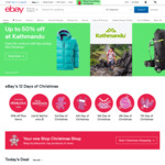 10% off Sitewide @ eBay ($120 Min Spend, $300 Max Discount)