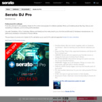 Serato DJ Pro 50% off $64.50US down from $129US