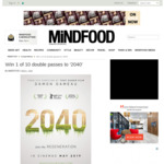 Win 1 of 10 Double Passes to ‘2040’ Worth $40 from MiNDFOOD