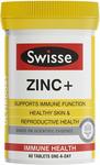 Swisse Ultiboost Zinc+ 60 Tablets $7.89 + Delivery (Free with Prime/ $49 Spend) @ Amazon AU