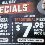 Value Pizzas $3.95, Hawaiian Pizzas $5 (Pick up) @ Domino's (Selected Stores)