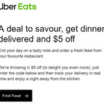 $5 off Order @ Uber Eats