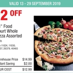 Whole 18" Pizzas $12.99 (Save $2) @ Costco Food Court