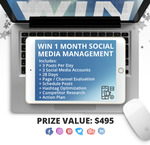 Win a 1 Month Social Media Management Package ($495 Value) from Competition Streams
