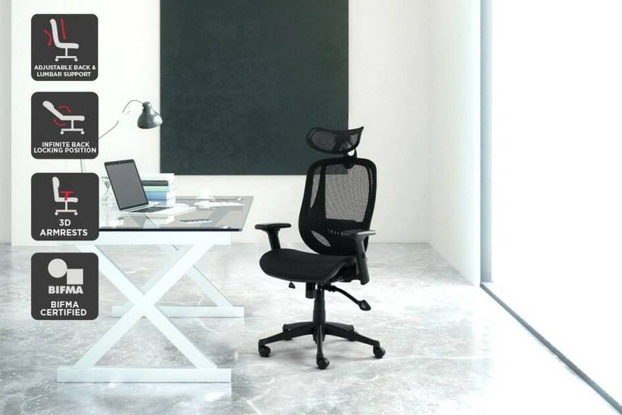 Ergolux ex10s ergonomic online mesh office chair