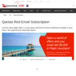 Win 1 of 3 $5,000 Qantas Flight Vouchers from Qantas