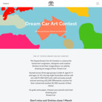 Win a $2500 Gift Card or 1 of 8 $275 Gift Cards from The 14th Toyota Dream Car Art Contest (Childrens Competition)