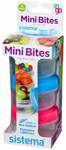 Sistema Mini Bites Stackable Containers Bpa Free 3x130ml $3 (Was $6) @ Woolworths