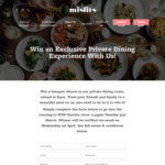 Win a Dinner Voucher Worth $400 from Misfits Redfern [NSW Residents]