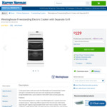 Westinghouse Electric Cooker+Grill $129 (RRP $1099)/Chef Gas Cooker+Oven $178 (RRP$598) + $49 Delivery ($0 C&C) @ Harvey Norman