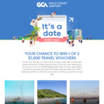 Win 1 of 3 $1,000 Webjet eGift Cards from Gold Coast Airport [NSW/QLD]