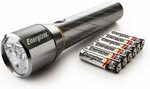 Energizer Compact Metal Torch 1300 Lumens with 6xAAs $22.70 + Delivery ($0 with Prime/ $39 Spend) @ Amazon AU