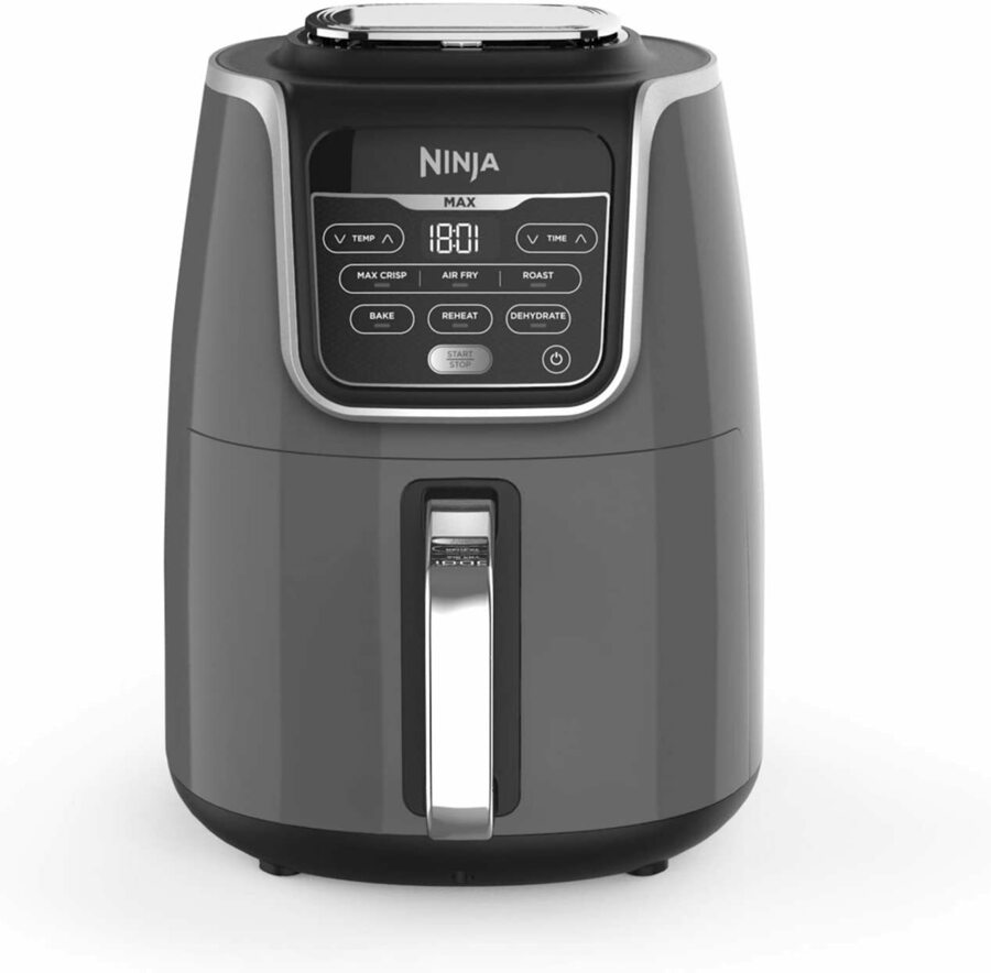 prime-ninja-air-fryer-max-af160uk-5-2-litres-grey-and-black