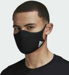 adidas Comfortable Washable Reusable Face Covers Men's M/L or Kids XS/S 3-Pack $20 Delivered @ Adidas