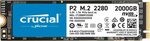 Crucial P2 2TB NVMe PCIe M.2 SSD $283.33 + $7.39 Delivery ($0 with Prime) @ Amazon US via AU