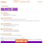 30GB 28-Day $30 Prepaid Mobile Plan - $15 for First 3 Renewals @ amaysim
