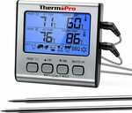 ThermoPro TP-17 Dual Probe Digital Cooking Meat Thermometer $25.49 + Post ($0 with Prime/ $39 Spend) @ iTronics via Amazon AU