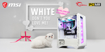 Win a Valentine Themed White PC (i5-12400/RTX 3060 Ti) from MSI