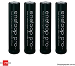 Panasonic AAA Ni-MH Rechargeable Eneloop Pro Batteries 4-Pack $15.98 + Delivery @ Shopping Square