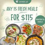 [NSW, QLD, VIC] Any 15 Fresh Cooked & Delivered Meals with Longer Shelf Life $109.25 Delivered @ Cooked up