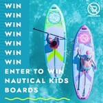 Win 1 of 2 NAUTICAL Kids Stand up Paddle Boards Worth US$499 from iROCKER Australia