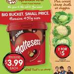 [WA] Maltesers Party Bucket Dark Chocolate 450g $3.99 (RRP $12) @ Spudshed