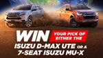 Win Your Choice of an Isuzu D-MAX Ute or 7-Seat Isuzu MU-X Worth up to $73,793.50 from Network Ten [Codewords]