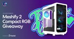 Win Meshify 2 Compact RGB White Clear TG ATX Case from Fractal Design/JOJOsaysbreee's