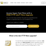 Upgrade nbn FTTN/FTTC to FTTP for $0 (Select Locations) on a Faster 12-Month Plan & Save $20/Month for 6 Months @ Uniti Internet