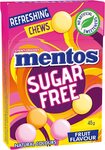 Mentos Candy Sugar Free Chews Peppermint/Fruit 45g $1.80 ($1.62 S&S) + Delivery ($0 with Prime/ $39 Spend) @ Amazon AU