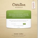 Free $5 Credit for Creative Market upon Sign up