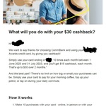 Commbank Credit Card: Spend 10 Times (Any Amount), Get $15 Back Each Month during June and July