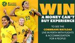 Win 4 Tickets to Matildas vs Philippines in Perth Incl. Flights/Accommodation Worth $7,680 from Network Ten