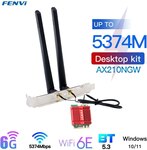 FENVI AX210 Wi-Fi 6E Tri Band, Bluetooth 5.3 m.2 Wireless WiFi Card US$17.50 (~A$28) Delivered @ Cutesliving Store Aliexpress