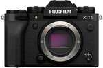 Fujifilm X-T5 Mirrorless Digital Camera, Black Only (Body Only) $2399.20 (Was $2999) Delivered @ digiDirect eBay