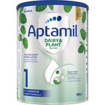 Aptamil Dairy & Plant Baby Formula 900g 0-6, 6-12 Months $8.50, 12+ Months $7.75 (RRP $34/$31) @ Woolworths