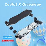 Win a Zealot X Electric Skateboard from Backfire Boards USA