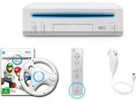 Wii Console White + Mario Kart & Wheel (Also in Black) $98 from Dick Smith + $9.95 Delivery