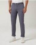 Politix Slim Stretch Cotton Chino Light Grey Pants $29 (Was $149) + $10 Delivery (Free with $100 Spend) @ David Jones