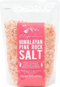 Chef's Choice Himalayan Pink Rock Salt 1kg $2.99 (S&S $2.69) + Delivery ($0 with Prime / $59+ Spend) @ Amazon AU