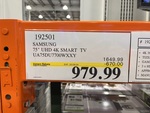 [WA] Samsung 75-Inch DU7700 LED 4K Smart TV $979.99 @ Costco Casuarina (Membership Required)