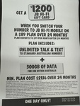 Bonus $1200 JB Hi-Fi Gift Card on $89/Month 300GB/Month 2yr JB Hi-Fi Mobile Plan (in-Store, New Customer, Port-in) @ JB Hi-Fi