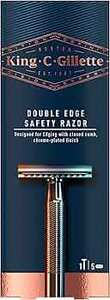 King C. Gillette Double Edge Safety Razor + 5 Razor Blades $14.99 ($13.49 S&S) + Delivery ($0 with Prime/ $59 Spend) @ Amazon AU