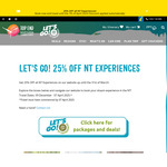 25% off Tourist Activities in Northern Territory (Travel by 07 April 2025) @ Tourism Top End