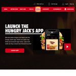 2x Whoppers $10 Pick up Only @ Hungry Jack's via App