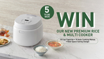 Win 1 of 5 SR-DL184 10-Cup Premium Rice & Multi Cookers from Panasonic [Review + Keep]